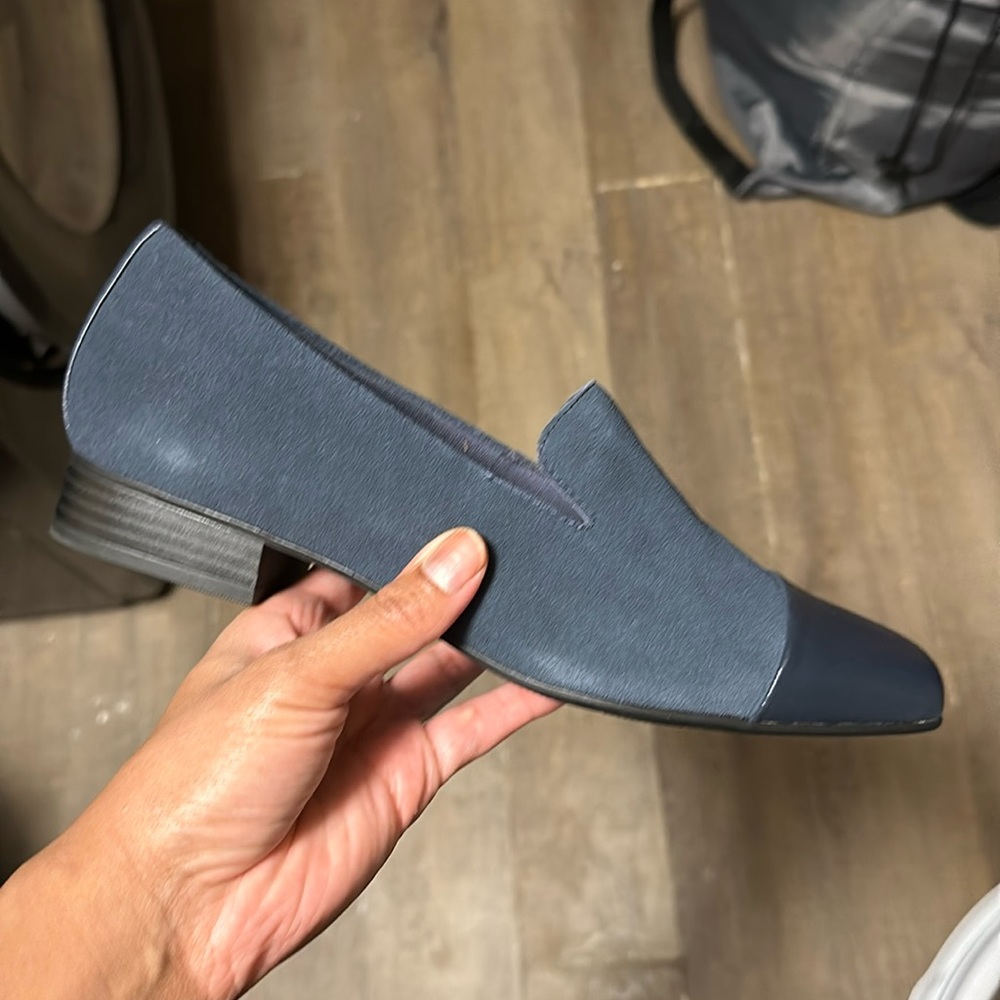Suede Clark’s loafers/ flats